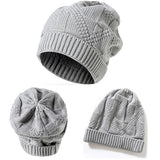 Women,Crochet,Knitted,Beanie,Solid,Casual,Winter,Outdoor,Thick