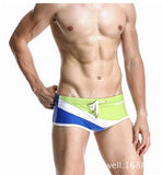 SEOBEAN,S5245,Swimming,Trunks,Colorblock,Fashion,Comfortable,White,Bandages