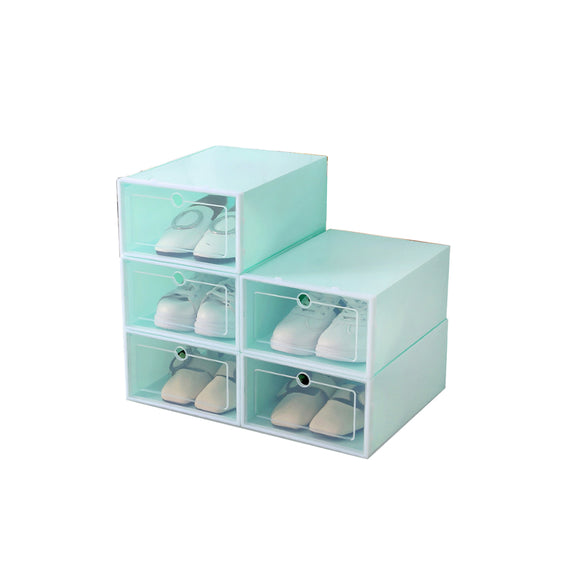Foldable,Clear,Plastic,Storage,Boxes,Display,Organizer,Stackable,Space,Single
