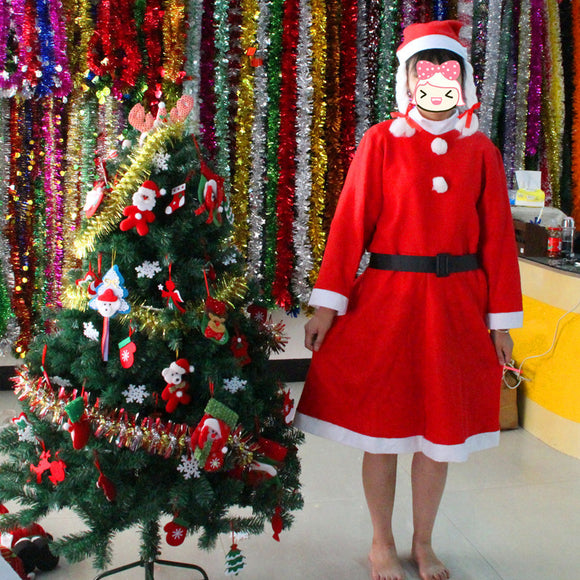 Loskii,Christmas,Santa,Claus,Costume,Novelty,Costume,Clothes,Christmas,Costume,Woman