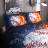 Bedding,Bedclothes,Baseball,Print,Quilt,Duvet,Cover,Pillowcase,Decor