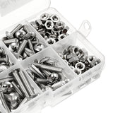 Suleve,M4SP1,Stainless,Steel,Phillips,Round,Screws,Bolts,Assortment,250Pcs