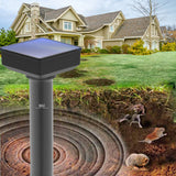 KCASA,Ultrasonic,Solar,Snake,Gopher,Repeller,Waterproof,Rodent,Repellent