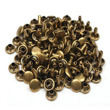Leather,Craft,Fasteners,Buttons,Copper,Antique,Brass,Double,Sewing,Rivet