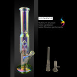 Handmade,Beaker,Glass,Joint,Pipes,Bubblers,Smoking,Recycler,Tobaccco,Water,Hookaah,Luminous