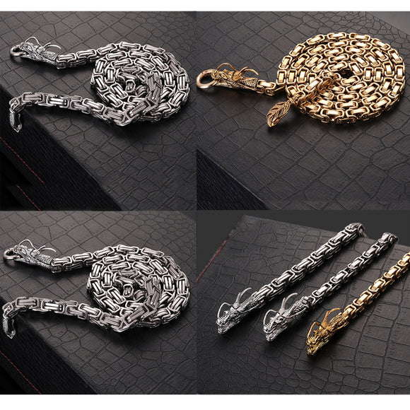 Titanium,Steel,Necklace,Tactical,Waist,Chain