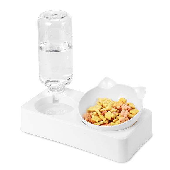 Automatic,Elevated,Cervical,Spinal,Bowls,Double,Feeding,Container