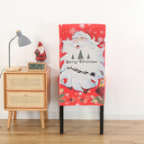 Chair,Covers,Christmas,Printed,Elastic,Dining,Protector,Cover,Wedding,Party,Decoration