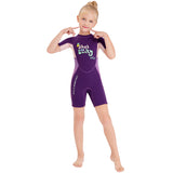 2.5mm,Neoprene,Short,Sleeve,Wetsuit,Swimming,Diving,Toddler,Child,Youth,Suits,Years