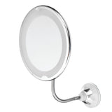 Magnifying,Flexible,Makeup,Mirror,Light,Rotary,Super,Suction,Mirrors