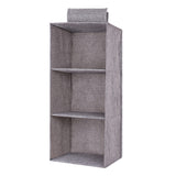 Minleaf,Cotton,Linen,Hanging,Closet,Organizer,Foldable,Clothes,Storage