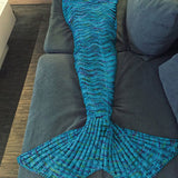 180*90CM,Knitting,Mermaid,Blanket,Birthday,Blanket,Sleep