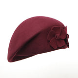 Women's,Beret,Wedding,Flower