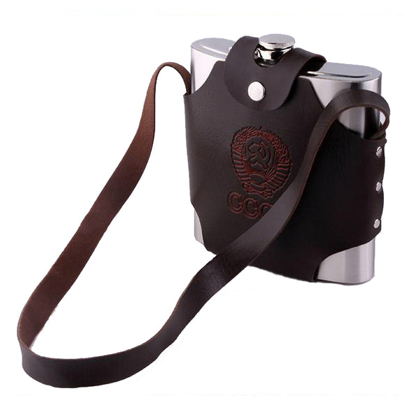 18oz(500ml),Hunting,Stainless,Steel,Flask,Alcohol,Bottle,Portable