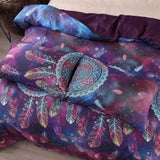 Bedding,Unicorn,Campanula,Quilt,Cover,Pillowcase,Queen