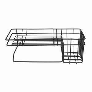 Hanging,Storage,Stand,Kitchen,Mounted,Black,Baskets