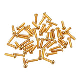 Suleve,M3AH2,50Pcs,Titanium,Plated,Socket,Button,Screws,Alloy,Steel,Grade,Screw