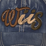 Denim,Letter,Pattern,Baseball,Sport,Outdoor,Sunshade,Visor