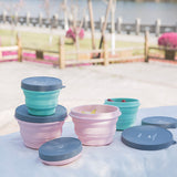 IPRee,Folding,Silicone,Portable,Lunch,Container,Camping,Picnic