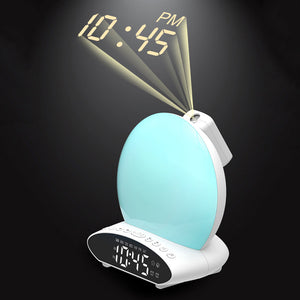 Projection,Alarm,Clock,Colors,Radio,Sleep,Snooze,Clock,Device,Music,Speaker