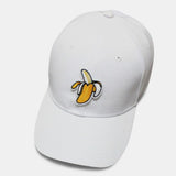 Women,Cotton,Fruit,Banana,Embroidery,Casual,Sport,Curve,Sunscreen,Visor,Baseball