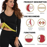 Sweat,Sauna,Shaper,Women,Shirt,Thermo,Neoprene,Trainer,Sliming,Waist,Tracksuit