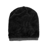 Double,Color,Knitted,Beanie