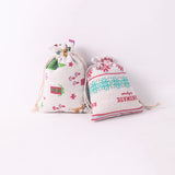 Christmas,Cotton,Linen,Hanging,Advent,Calendars,Countdown,Drawstring,Candy,Biscuit,Pouches,Present
