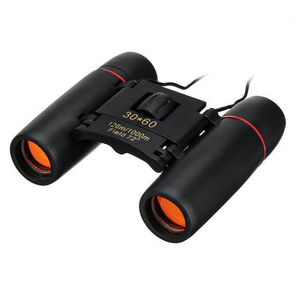 30x60,Folding,Binoculars,Portable,Camping,Travel,Telescope,Light,Night,Vision