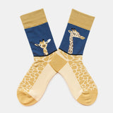 Cartoon,Cotton,Medium,Female,Socks,Giraffe,Jacquard,Korean,Version,College