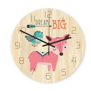 Loskii,CC033,Creative,Clock,Clock,Cartoon,Clock,Office,Decorations