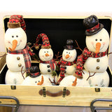 Christmas,Linen,Snowman,Dolls,Ornament,Table,Decoration,Christmas,Gifts