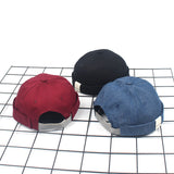 Summer,Street,Trend,Melon,Adjustable,Breathable,Solid,French,Brimless,Vogue,Retro,Skullcap,Sailor