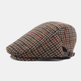 Cotton,Stripe,Pattern,Literary,Painter,Retro,British,Style,Casual,Forward,Beret