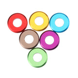 Suleve,M5AW1,10Pcs,Aluminum,Alloy,Fender,Screw,Washer,Spacer,Gasket,Multicolor