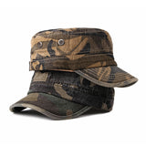Washed,Cotton,Camouflage,Outdoor,Visor,Military,Cadet,Adjustable