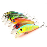 ZANLURE,8.5CM,Laser,Minnow,Fishing,Pesca,Hooks,Wobbler,Tackle,Crankbait,Artificial