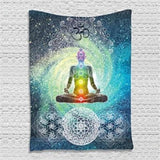 Chakra,Hanging,Tapestry,Indian,Bedspread,Bedding