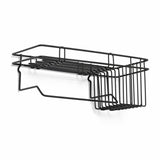 Hanging,Storage,Stand,Kitchen,Mounted,Black,Baskets