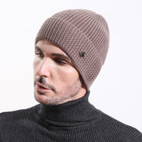 Vintage,Thickened,Double,Layers,Knitted,Sports,Casual,Beanie