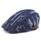 Unisex,Women,Denim,Jeans,Washed,Beret,Casual,Duckbill,Buckle,Adjustable,Cabbie