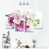 Miico,Painted,Combination,Decorative,Paintings,Botanic,Phalaenopsis,Decoration