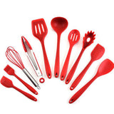 10PCS,Silicone,Kitchen,Utensils,Resistant,Cooking,Spoon,Spatula,Shovel