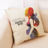 Honana,Mother's,Pattern,Cotton,Linen,Throw,Pillow,Cushion,Cover,Decor