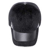 Artificial,Marten,Earmuffs,Baseball,Winter,Thicken,Peaked,Adjustable