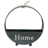 Creative,Round,Wrought,Flower,Basket,Decoration,Flower,Stand