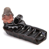 Ceramic,Backflow,Incense,Burner,Censer,Holder,Buddha,Fragrant,Furnace