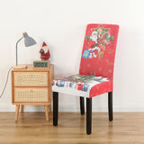 Chair,Covers,Christmas,Printed,Elastic,Dining,Protector,Cover,Wedding,Party,Decoration