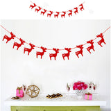 Christmas,Silver,Christmas,Banners,Paper,Garlands,Christmas,Party,Supplies