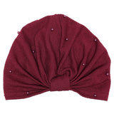 Women,Muslim,Crossword,Cotton,Flexible,Earmuffs,Turban,Winter,Beanie
